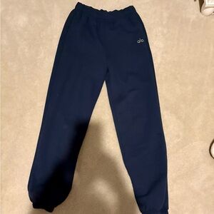 Alo Yoga Navy Sweatpants- size medium